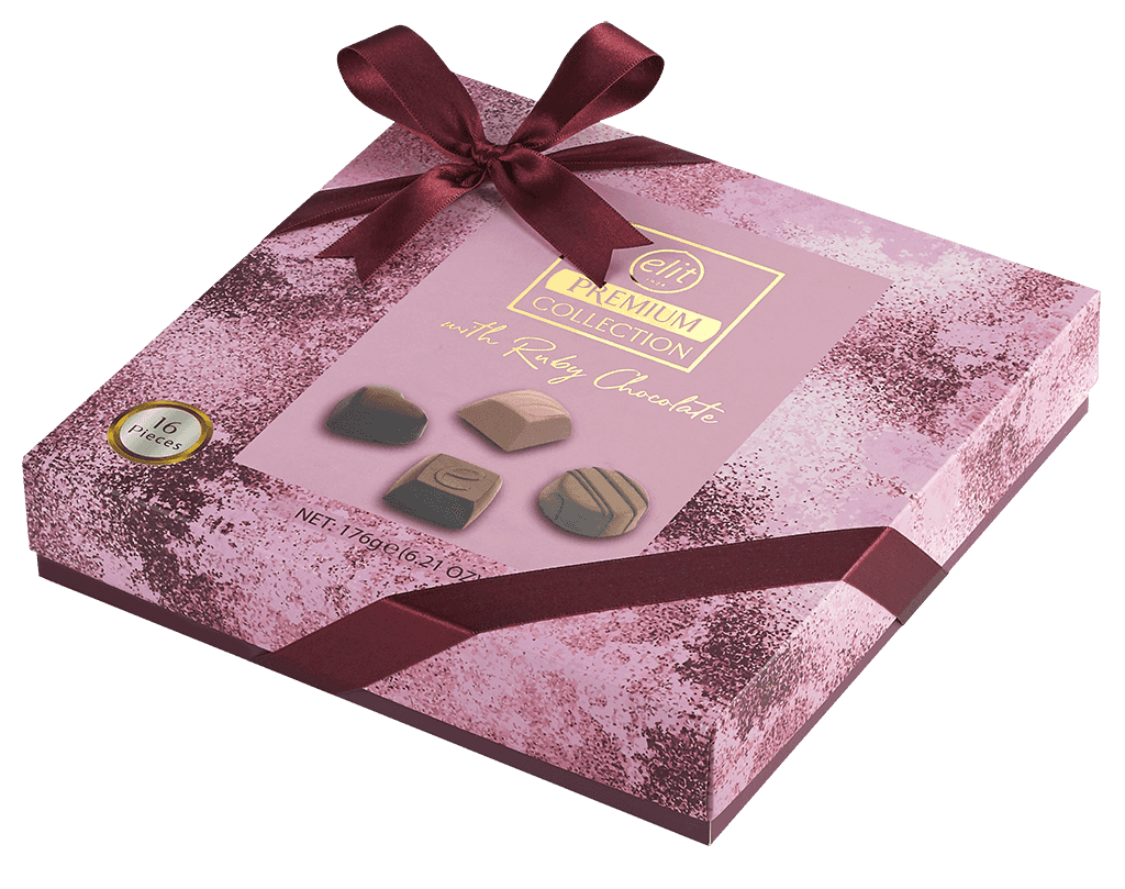 Bonbóny Elit Premium Collecton Pralines With Ruby 176G + Darč.taška