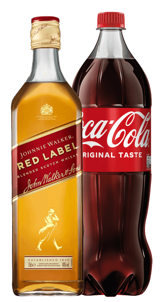 Johnnie Walker Red 0,7L + Cola Balík