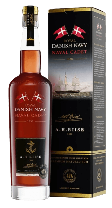 Rum A.h.riise Royal Danish Navy Naval Cadet 42% 0,7L Krabička