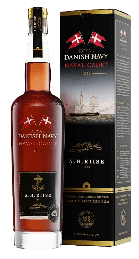 A.h.riise Royal Danish Navy Naval Cadet 42% 0,7L Krabička