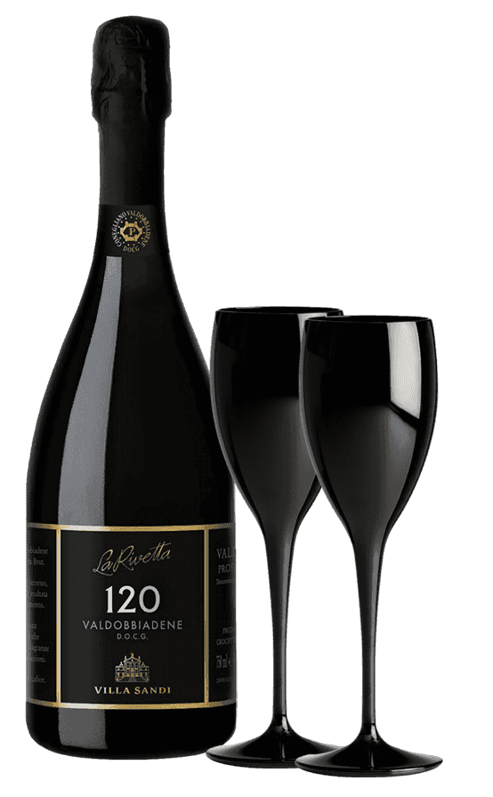 Prosecco Villa Sandi Valdob. La Rivetta 120 Docg 0,75L + 2X Pohár Ako Darček